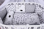 

Комплект в кроватку Amarobaby GOOD NIGHT белый 15 предметов