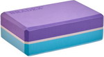 Блок для йоги Bradex SF 0732, фиолетовый диск балансировочный bradex равновесие фиолетовый sf 0332
