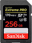 

Карта памяти Sandisk Extreme PRO [SDXC V30 256 Gb 170 Mb/s]