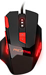 Мышь проводная игровая QUMO Predator проводная беспроводная игровая мышь pulsar red pxw23s