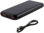 

Внешний аккумулятор mObility MT-14 (10000 mAh), PD+QC 3.0, черный (УТ000018206)