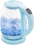 Чайник электрический Kitfort КТ-640-1 голубой чайник электрический kitfort кт 6144 2 1 7 л голубой