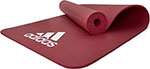 Тренировочный коврик (фитнес-мат)  Adidas ADMT-11014RD (7 мм) красный тренировочный коврик фитнес мат adidas admt 11014bl 7 мм синий