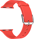 фото Ремешок для часов lyambda для apple watch 42/44 mm alcor ds-aps08c-44-rd red