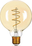 фото Лампа gauss led vintage filament flexible g200 8w e27 200*300mm amber 620lm 2400k 154802008