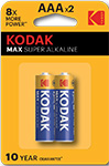 

Батарейка KODAK MAX LR03-2BL 30952874