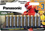 

Батарейка Panasonic АА Everyday в блистере 10 шт (LR6REE/10B3FPR)