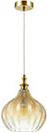 козырек из поликарбоната практичный м1025 бронзовый Подвес Odeon Light PENDANT, янтарный/бронзовый (4707/1)