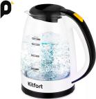 

Чайник электрический Kitfort КТ-6637, Черный/прозрачный
