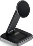 

Беспроводное зарядное устройство-подставка Satechi 2-in-1 Foldable QI2 Wireless Charging Stand, серый космос (ST-Q21FM)