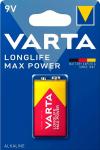 

Батарейка Varta LONGLIFE MAX POWER (MAX TECH) Крона 6LR61 BL1 Alkaline 9V (4722)