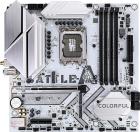 

Материнская плата Colorful BATTLE-AX B760M-WHITE WIFI V20 (LGA1700, mATX), Белый/серебристый