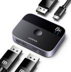 

Переключатель двунаправленный Ugreen CM665 (15708) DisplayPort Bi-directional Switch, черный