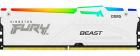 

Оперативная память Kingston DDR5 16Gb 6000MHz Fury Beast White RGB (KF560C36BWE2A-16), Белый