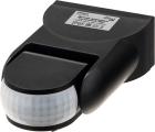 Датчик движения настенный Duwi DD-02, 180°, 10-900 с, 12 м, 1200 Вт, IP65, черный (25832 2)