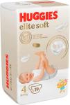 

Подгузники Huggies Элит Софт 4, 8-14 кг, 19 шт