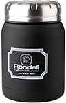 Термос для еды Rondell Black Picnic RDS-942 0,5 л электромясорубка rondell rde 1451