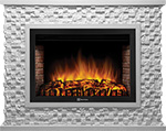 

Каминокомплект Electrolux EFP/P- 3020LS с порталом Firelight Quadro 30 камень песчаник античный белый