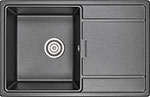 Кухонная мойка Granula GR- 7804 кварцевая, оборачиваемая 780*500 мм черный