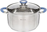 Кастрюля с крышкой Daniks Сиена SD-A93-24 6.5 л