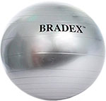 Мяч для фитнеса Bradex ФИТБОЛ-85 скакалка bradex с металлическим шнуром для фитнеса 3 метра синяя