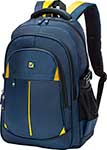 Рюкзак Brauberg TITANIUM универсальный, синий, желтые вставки, 45х28х18см, 270768 рюкзак wenger colleague 606467 16 синий 22 л