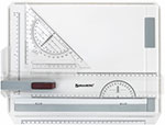 Доска чертежная Brauberg А4, 370х295 мм, с рейсшиной и треугольником (210535) доска чертежная rotring rapid а3