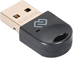 Адаптер  USB Digma Bluetooth 4.0+EDR, class 1.5, 20 м, черный (D-BT400A) адаптер usb digma bluetooth 5 0 edr class 1 5 20 м d bt502
