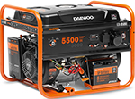 Электрический генератор и электростанция Daewoo Power Products GDA 6500 E электрический генератор и электростанция huter dy 6500 lx с колёсами и акуумулятором