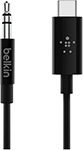 фото Кабель belkin usb-c/jack 3.5 папа 0 9 м черный (f7u079bt03-blk)