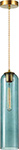 Подвес Odeon Light PENDANT Vosti, золотой/синий (4641/1) люстра на штанге lamplandia nexus l1489 6 ламп 18 м² золотой