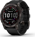 Спортивные часы Garmin Fenix 7 Saphire Solar / Black - Black (010-02540-35)