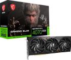 

Видеокарта MSI GeForce RTX 4070 SUPER 12G GAMING SLIM WUKONG EDITION, Черный