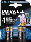 

Батарейка Duracell LR 03/MX 2400-4BL TURBO MAX AAA