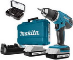 фото Дрель-шуруповерт makita df 457 dwex8