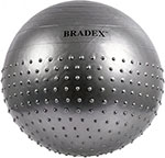 Мяч для фитнеса, полумассажный Bradex ФИТБОЛ-65 мяч для фитнеса bradex фитбол 65 с насосом sf 0186