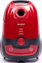 Пылесос напольный Sharp EC-KB19R-R, красный пылесос напольный hyundai hyv c2950 красный