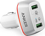 

Автомобильное з/у ANKER PDrive 2 QCharge 3.0 A2224 WT