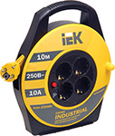

Удлинитель на катушке IEK УК10 с т/з 4 места 2P PE/10м 3х1 0 мм2 ''Industrial''