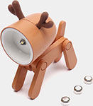 Светильник ночник Lats на батарейках игрушка робот олень игрушка мягкая для собак олень с пищалкой 26 х 18 см