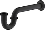 Сифон для раковины Timo (961/03L), черный сифон timo