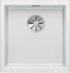 Кухонная мойка Blanco SUBLINE 400-U SILGRANIT белый с отв.арм. InFino 523426 кухонная мойка blanco metra 45 s compact silgranit белый с клапаном автоматом