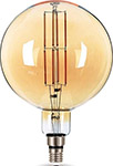 фото Лампа gauss led vintage filament g200 8w e27 200*300mm amber 780lm 2400k 153802008