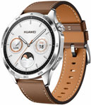 Умные часы Huawei Watch GT 4, PNX-B19, 55020BGX, Brown Leather умные часы huawei watch gt 3 pro odin b19v grey leather strap 55028474