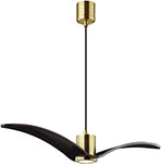 Люстра подвесная Odeon Light PENDANT, черный/бронзовый, стекло (4900/1A) мышь беспроводная a4tech fstyler fg35 2000dpi wireless usb бронзовый черный fg35 bronze