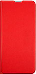 Чехол-книжка Red Line с застежкой на магнитах, для Tecno CAMON 17, красный чехол книжка red line с застежкой на магнитах для tecno camon 17p серый