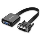 

Переxодник Ugreen MM108 (40259), DVI-D to VGA Active Converter, Черный