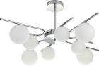 

Люстра потолочная Escada Sphere 642/8P Silver, Серебро/белый