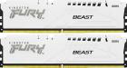 

Оперативная память Kingston DDR5 32Gb (2x16Gb) 6000MHz Fury Beast White (KF560C36BWE2K2-32), Белый