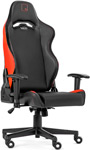 Игровое компьютерное кресло Warp SG-BRD черно-красное игровое компьютерное кресло warp gr bor черно оранжевое